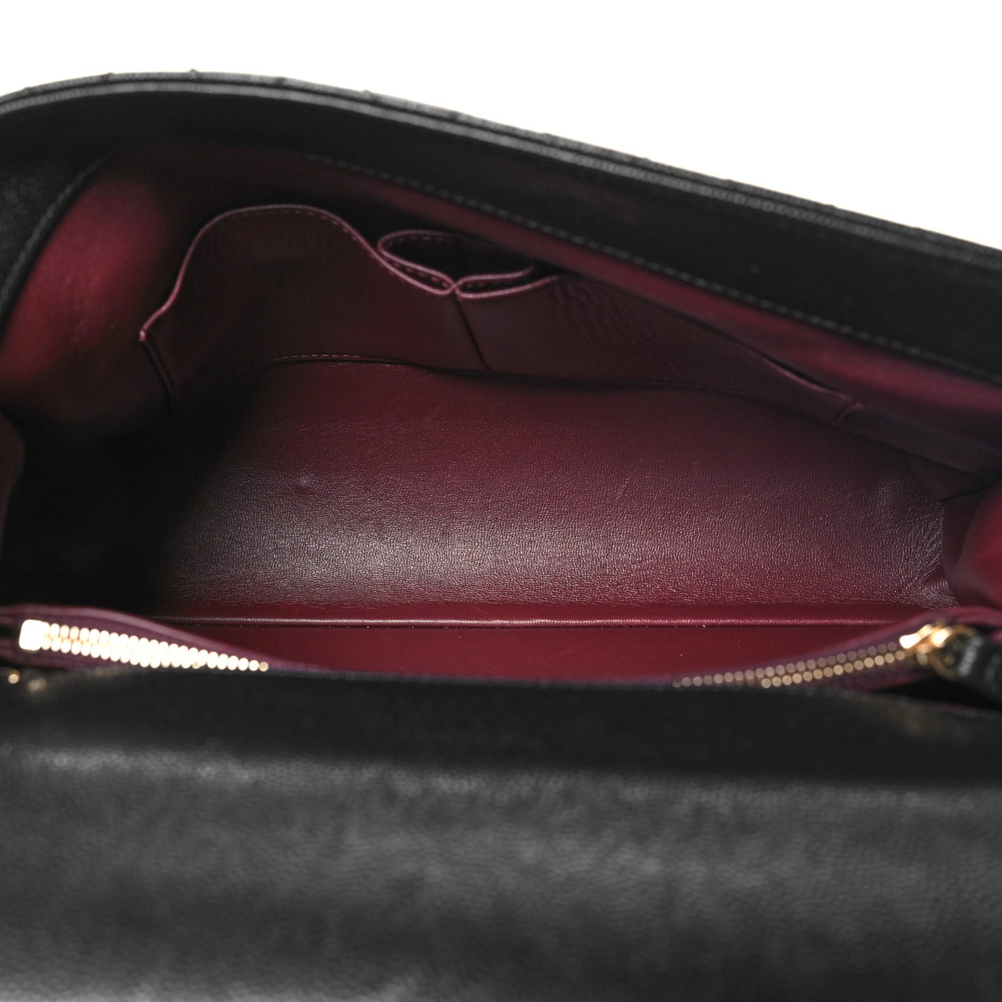 Caviar Quilted Medium Coco Handle Flap Black