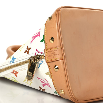 Louis Vuitton Monogram Multicolor Alma White 8 of 9