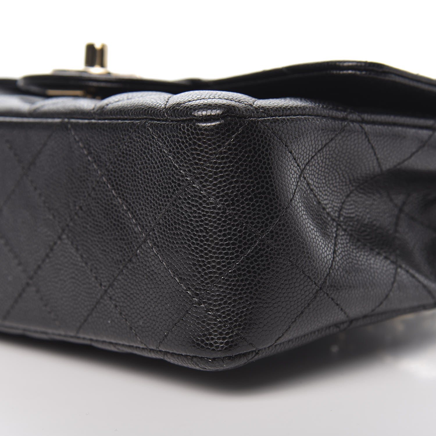 Chanel Caviar Quilted Mini Rectangular Flap Black 9 of 11