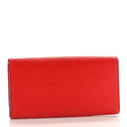 Louis Vuitton Epi Louise Wallet Coquelicot 3 of 8
