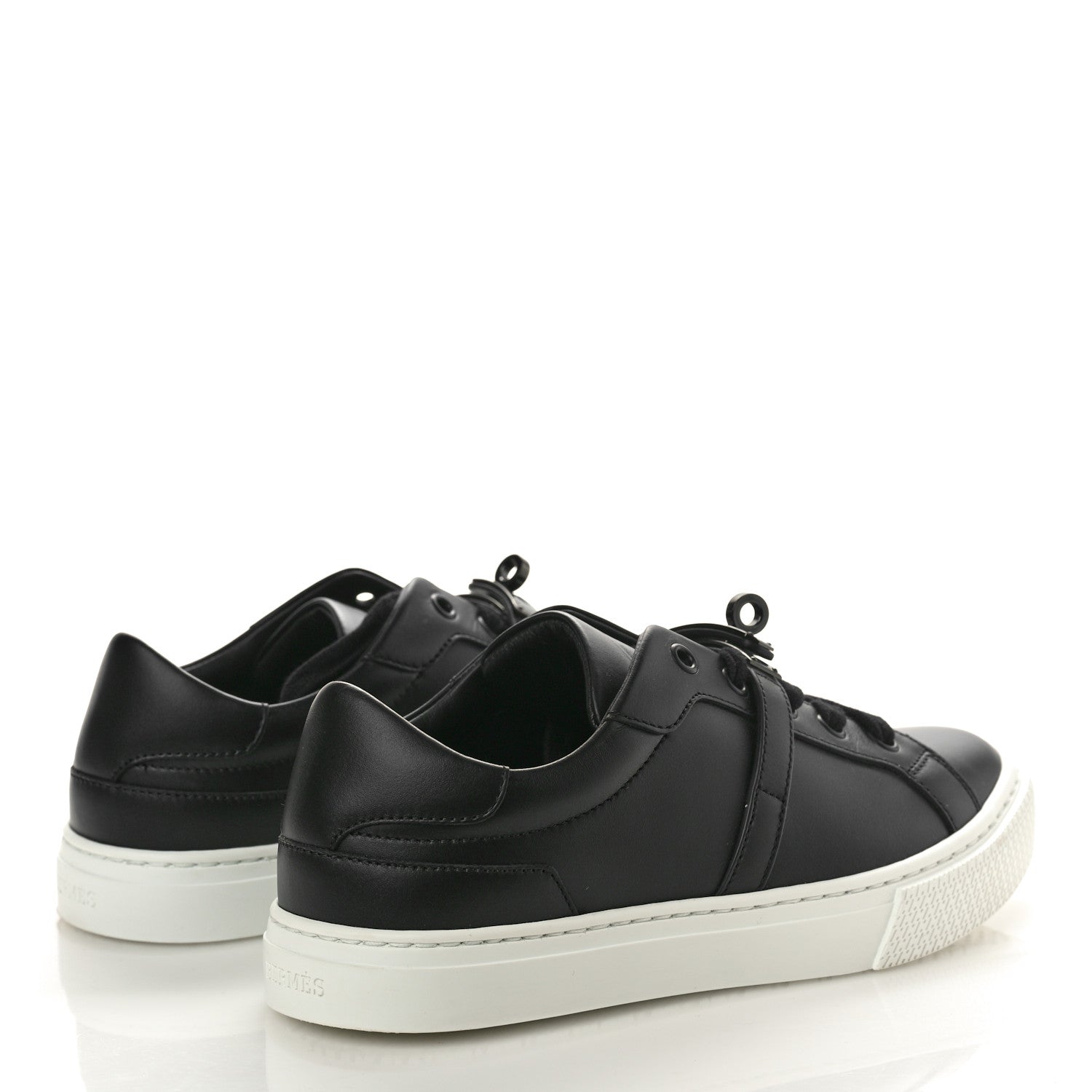 Hermes Calfskin Day Sneakers 35 Black 4 of 11