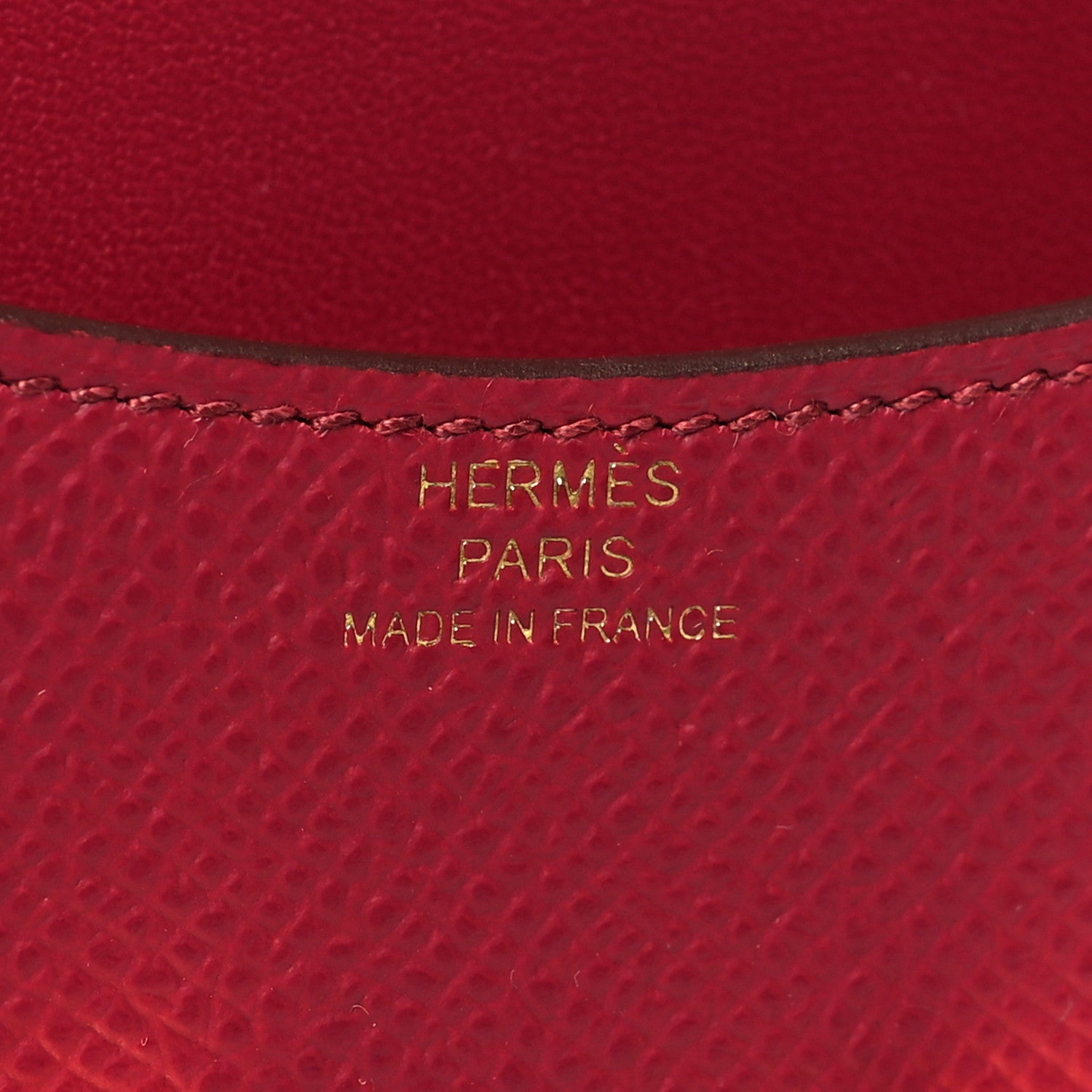 Hermes Epsom Constance Slim Wallet Rubis 8 of 11
