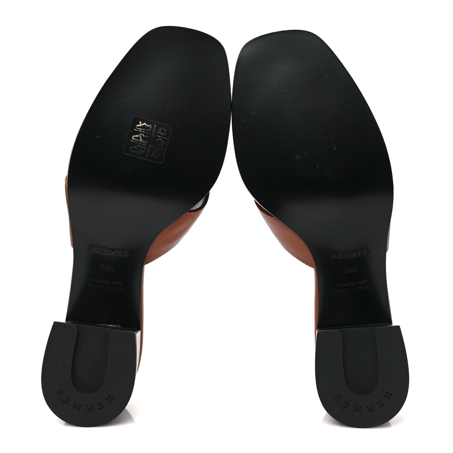 Calfskin Helia 60 Sandals 38.5 Gold
