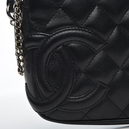 Chanel Calfskin Quilted Cambon Pochette Black 10 of 11