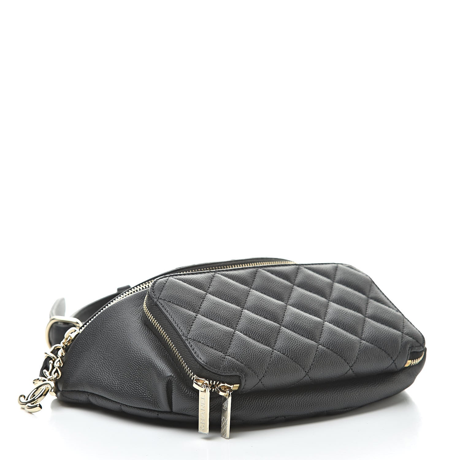 Chanel Caviar Quilted Business Affinity Waist Belt Bag Black 4 of 11