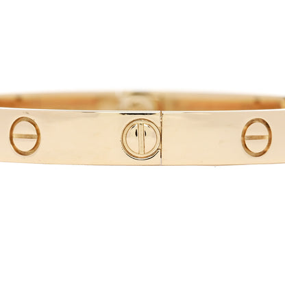 Cartier 18K Yellow Gold LOVE Bracelet 16 5 of 9