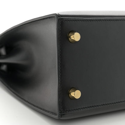 Hermes Tadelakt Kelly Sellier 25 Black 9 of 12