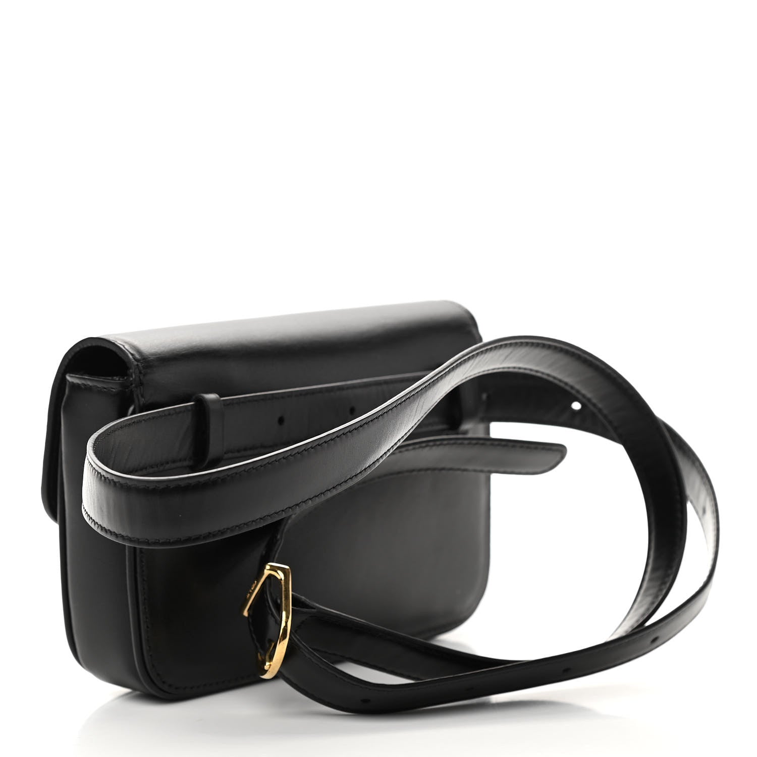 Celine Smooth Calfskin Tassel Belt Bag Black 3 of 11