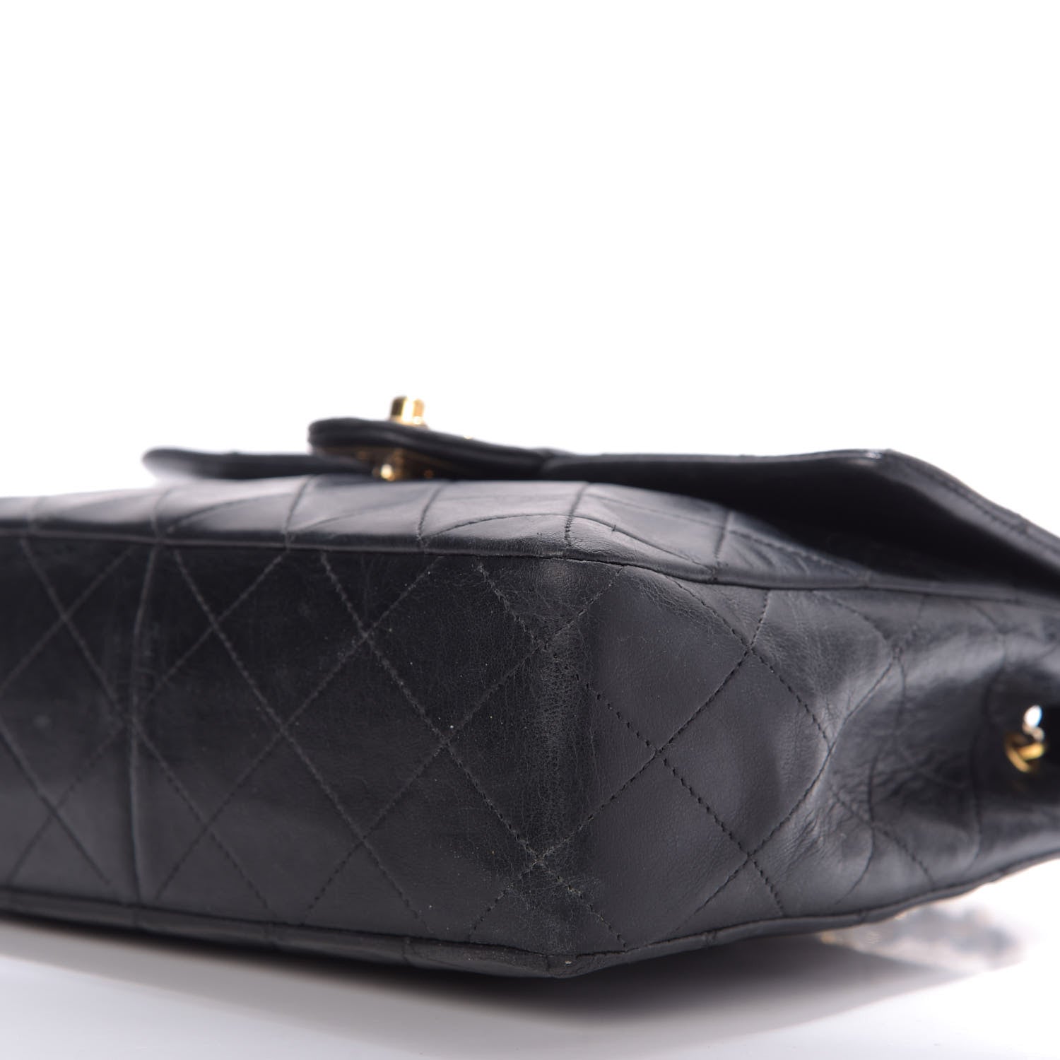 Chanel Lambskin Quilted Small Single Flap Black 7 of 9