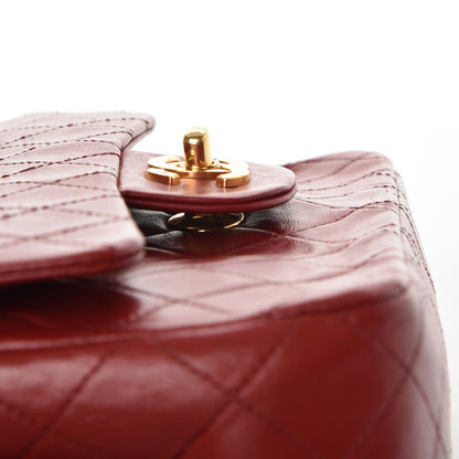 Chanel Lambskin Quilted Small Double Flap Red 10 of 12
