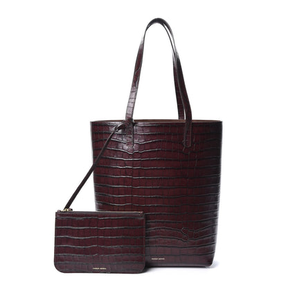 Mansur Gavriel Calfskin Crocodile Embossed Everyday Tote Class 1 of 8