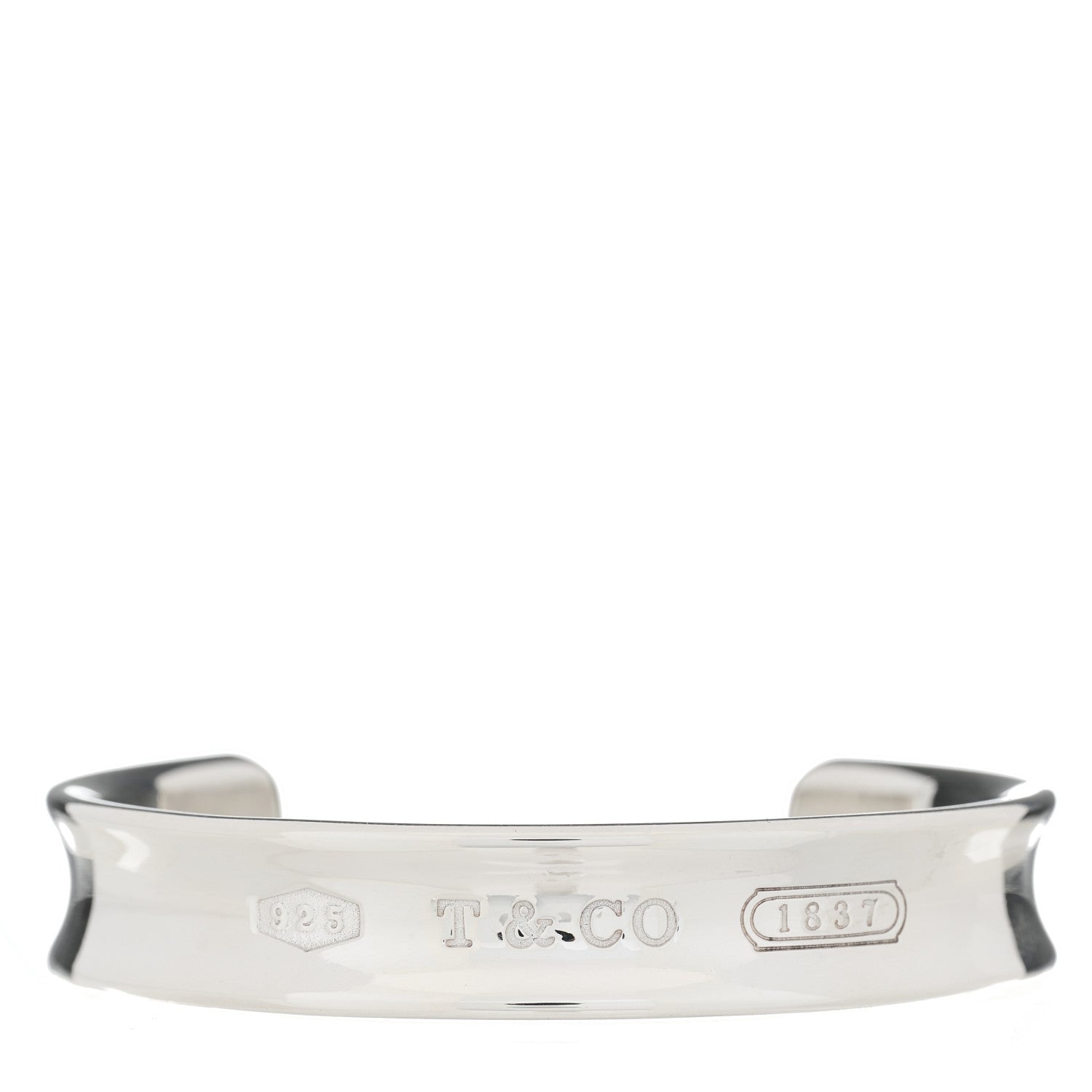 Tiffany Sterling Silver 1837 Cuff Bracelet 1 of 6
