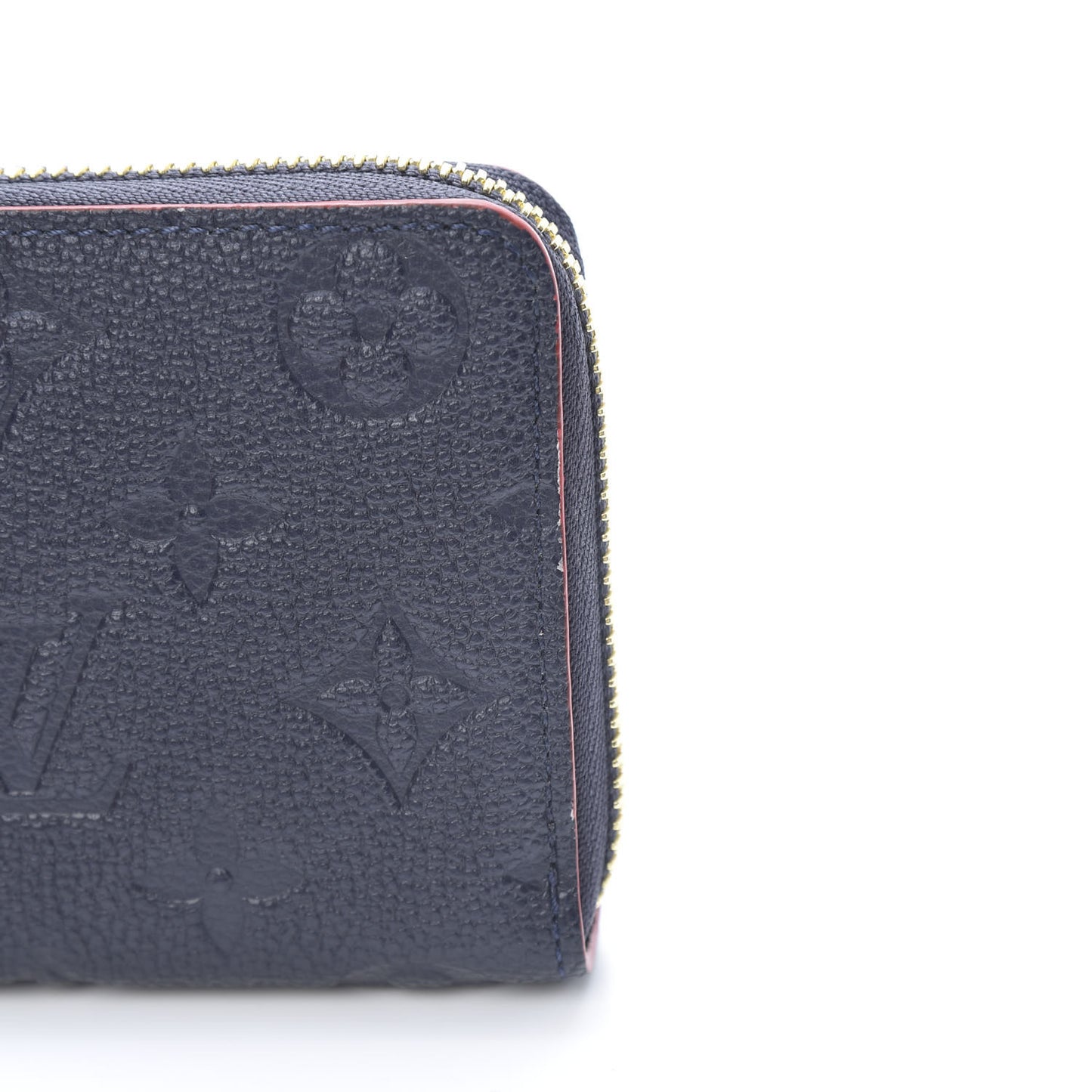 Empreinte Clemence Wallet Marine Rouge