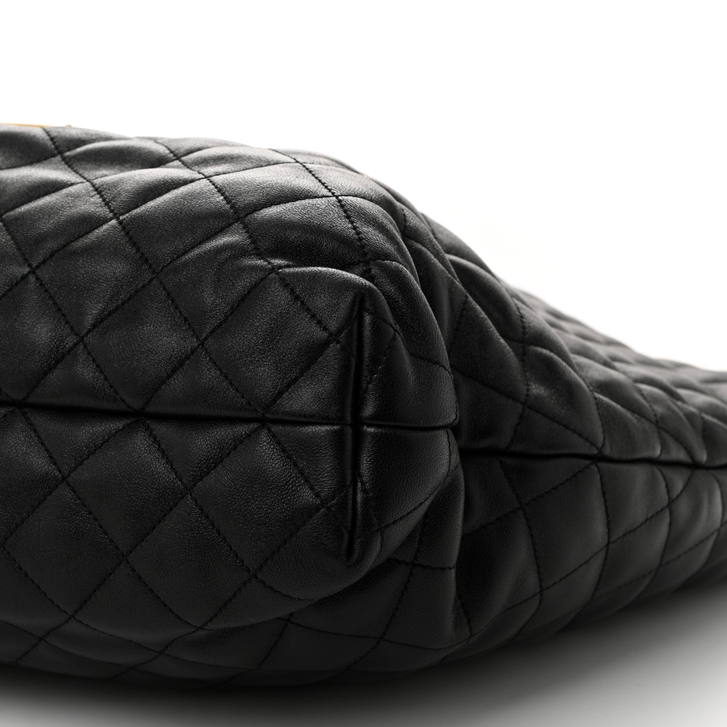 Saint Laurent Lambskin Quilted Maxi Icare Shopping Tote Black 12 of 12