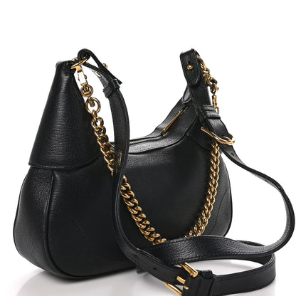 Gucci Goatskin Small Aphrodite Shoulder Bag Black 3 of 10