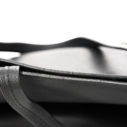 Celine Soft Grained Calfskin Medium Belt Cabas Phantom Black 12 of 13