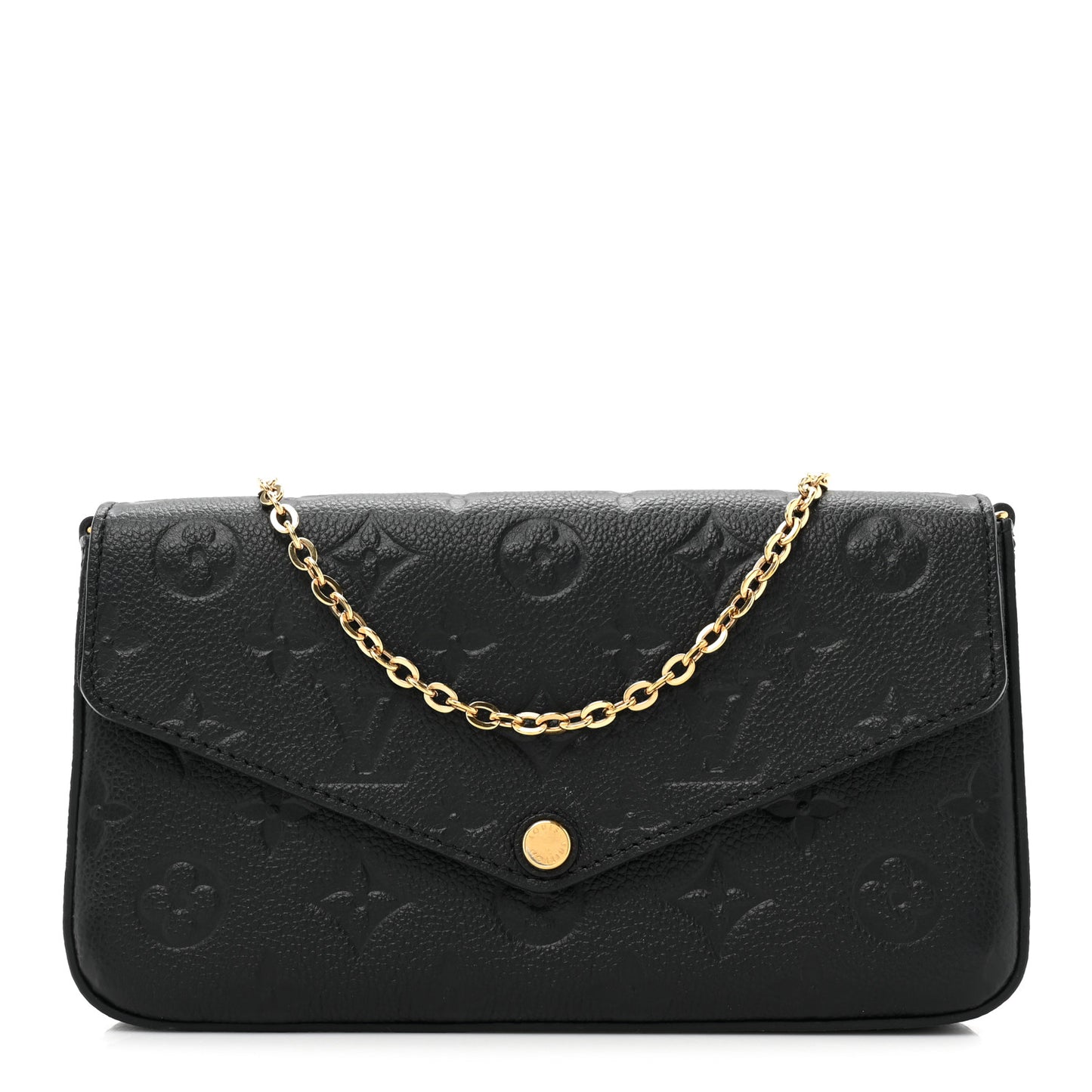 Empreinte Pochette Felicie Chain Wallet Black