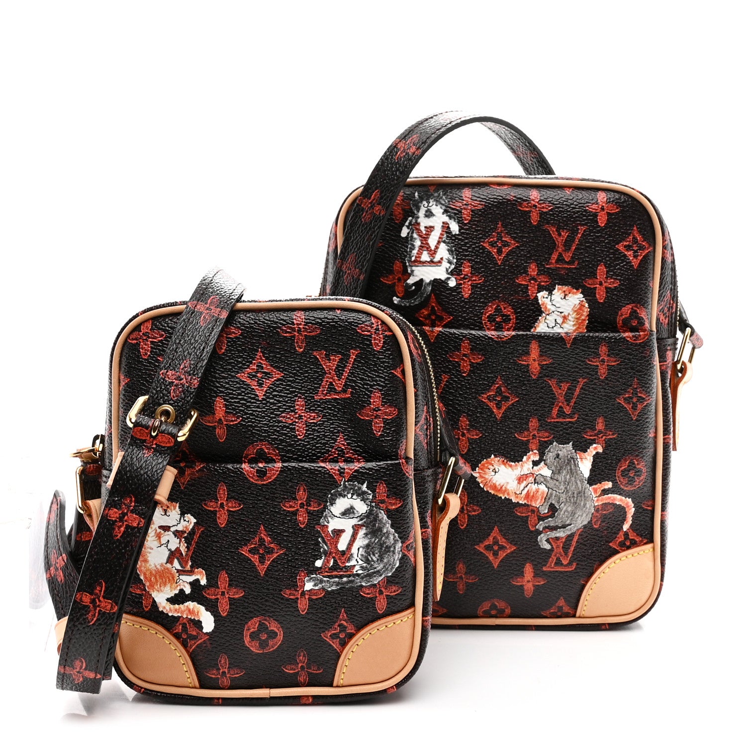 Louis Vuitton Catogram Paname Set Marron 3 of 16