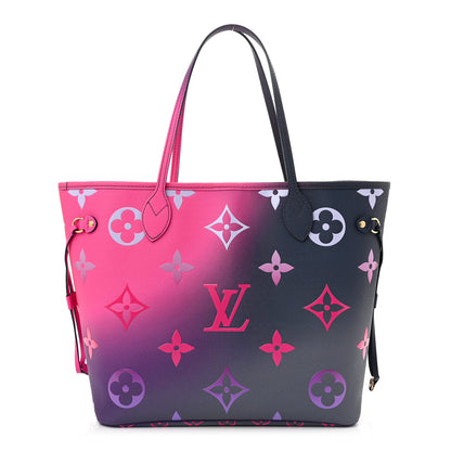 Louis Vuitton Monogram Giant Spring In The City Neverfull MM Midnight Fuchsia 1 of 11
