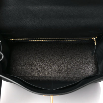 Hermes Togo Kelly Retourne 28 Black 5 of 10