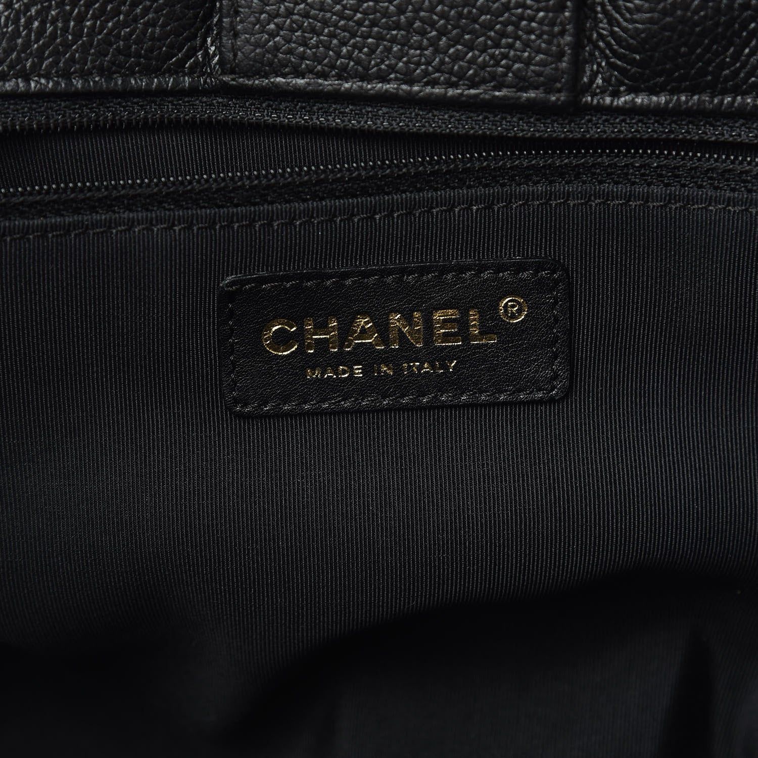 Chanel Calfskin Cerf Shopper Tote Black 6 of 16