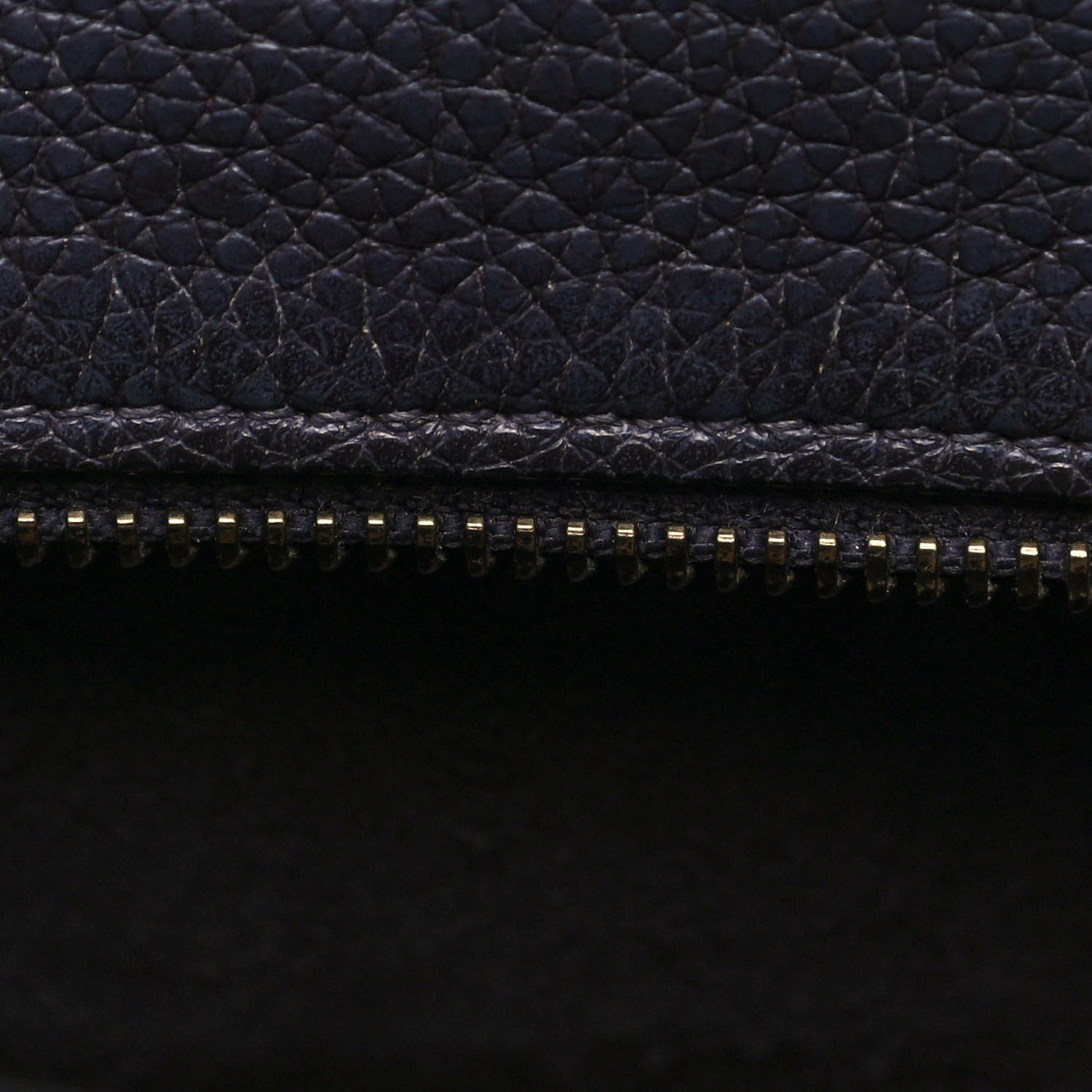 Celine Drummed Calfskin Nano Luggage Liquorice 12 of 14