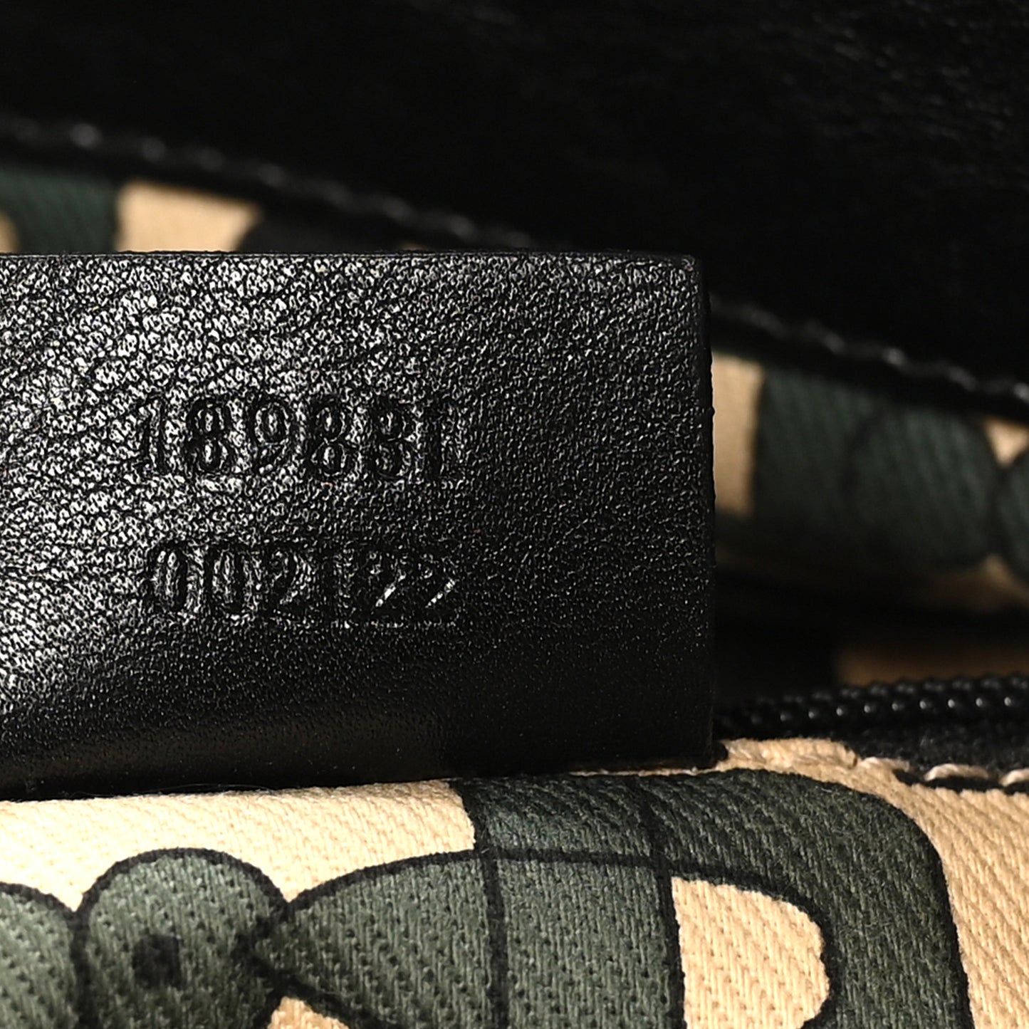 Guccissima D Gold Tote Black
