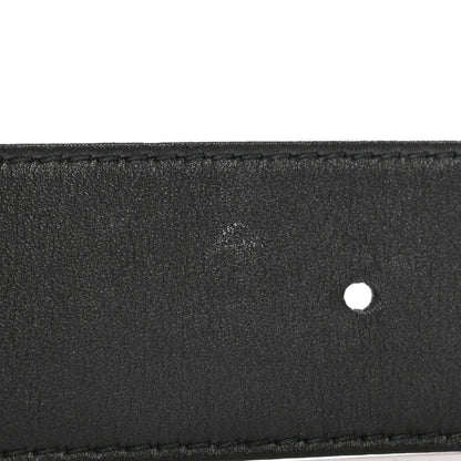 Gucci Moon Calfskin Nickel Double G 40mm Belt 80 32 Black 6 of 10