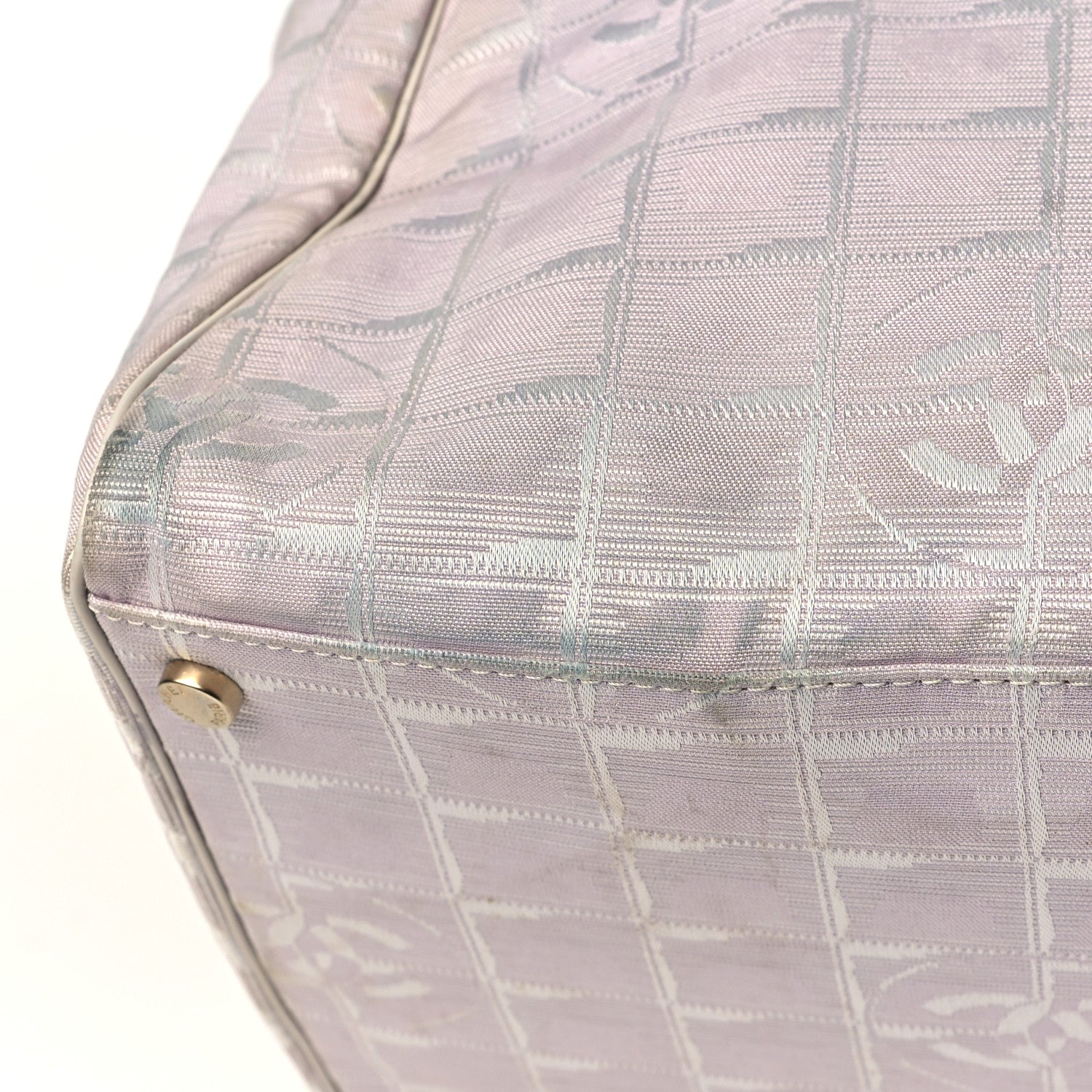 Chanel Nylon Travel Shoulder Bag Pink 14 of 15