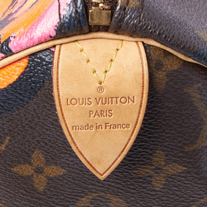 Louis Vuitton Monogram Roses Speedy 30 7 of 10