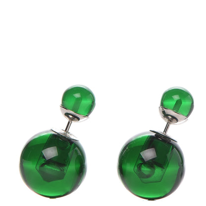 Christian Dior Mise En Dior Tribal Earrings Green 1 of 6