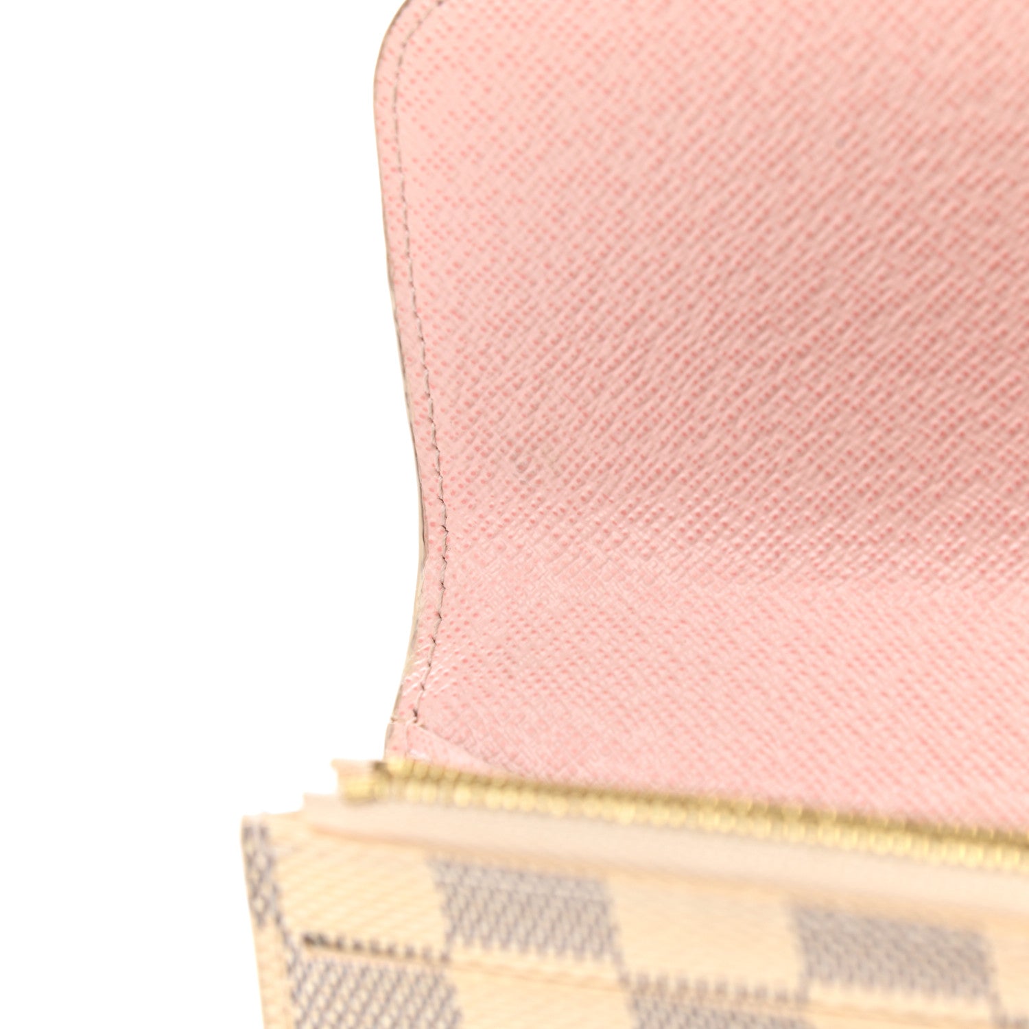 Louis Vuitton Damier Azur Emilie Wallet Rose Ballerine 10 of 15