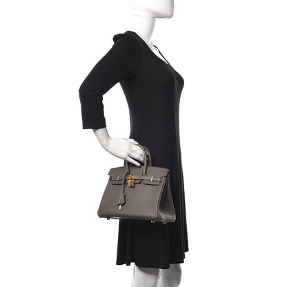 Hermes Veau Jonathan Birkin 25 Etain 2 of 31