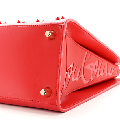 Christian Louboutin Calfskin Spikes Loubinthesky Medium Paloma Red 10 of 11