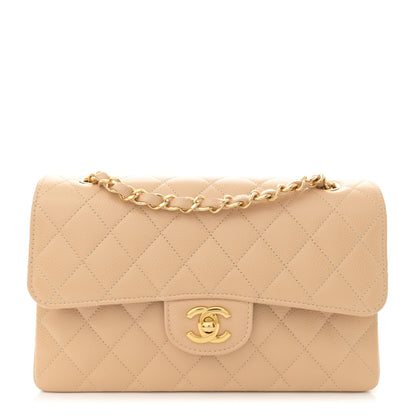 Chanel Caviar Quilted Small Double Flap Beige 1 of 11
