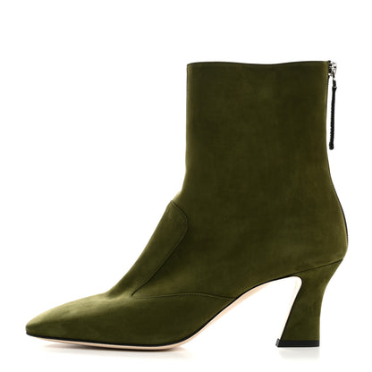 Fendi Tronchetto Nabuk FFreedom Ankle Boots 39.5 Amazzonia 1 of 8