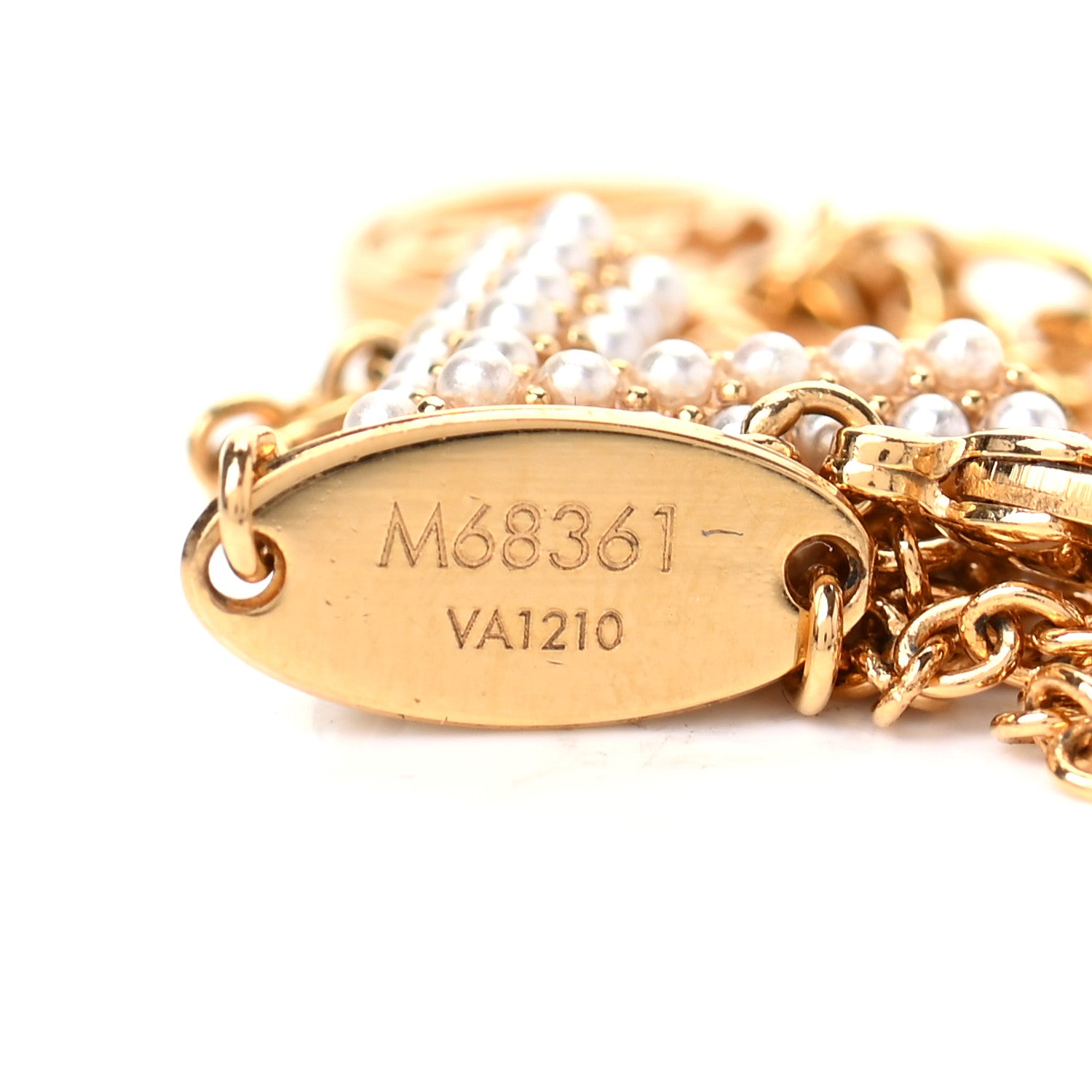 Louis Vuitton Essential V Perle Bracelet Gold 4 of 5