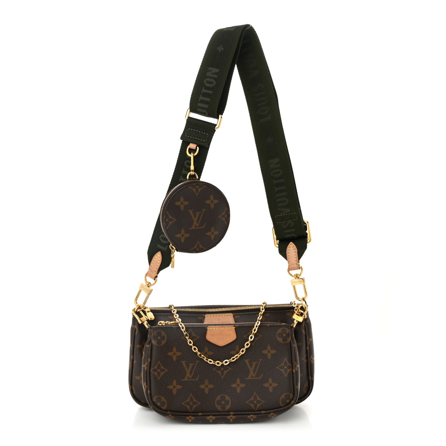 Louis Vuitton Monogram Multi Pochette Accessories Kaki 1 of 11