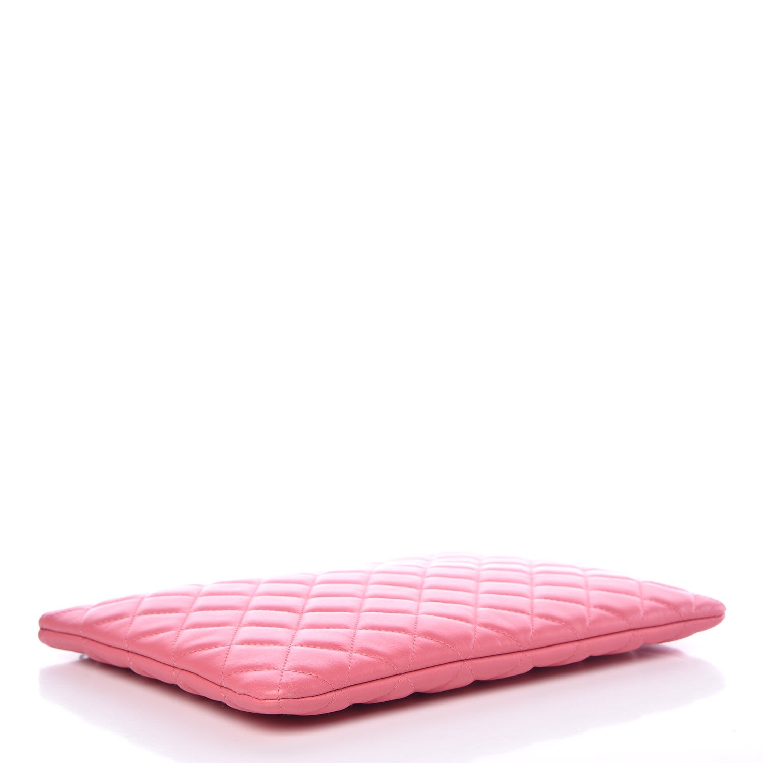 Chanel Lambskin Quilted Medium Casino Beauty CC Cosmetic Case Fuchsia 4 of 8