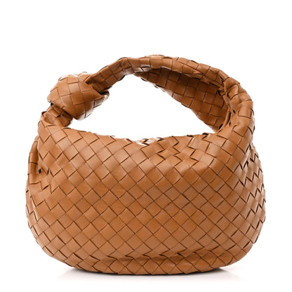 Bottega Veneta Nappa Intrecciato Teen Jodie Hobo Caramel 1 of 10