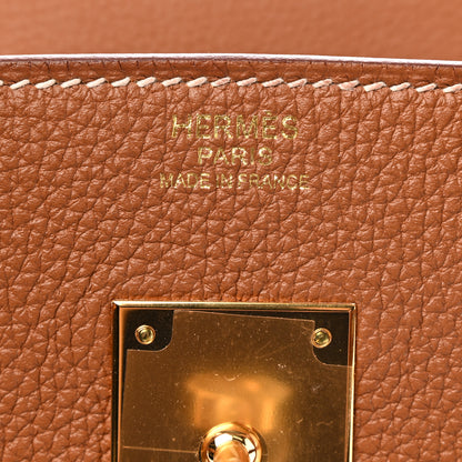 Hermes Togo Birkin 30 Gold 6 of 15