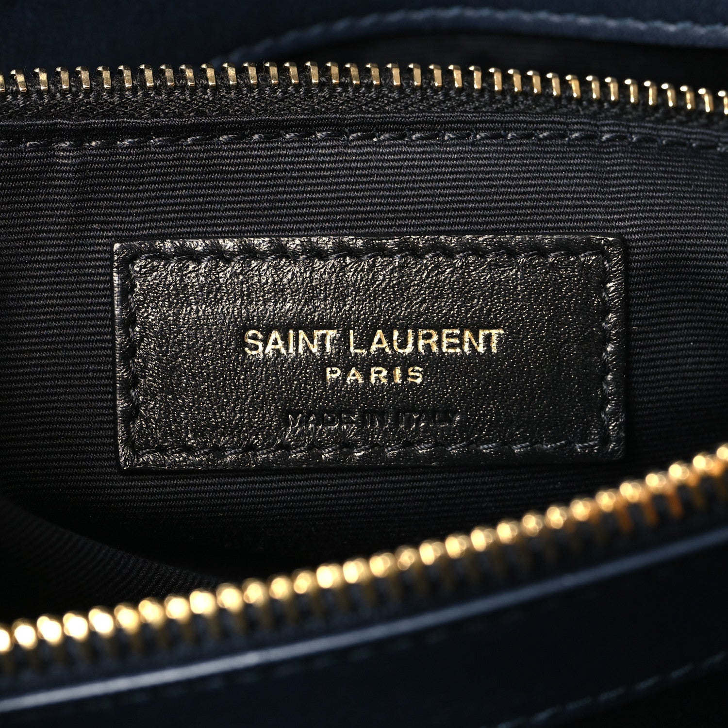 Saint Laurent Suede Calfskin Y Quilted Monogram Medium Loulou Chain Satchel Blue 6 of 10