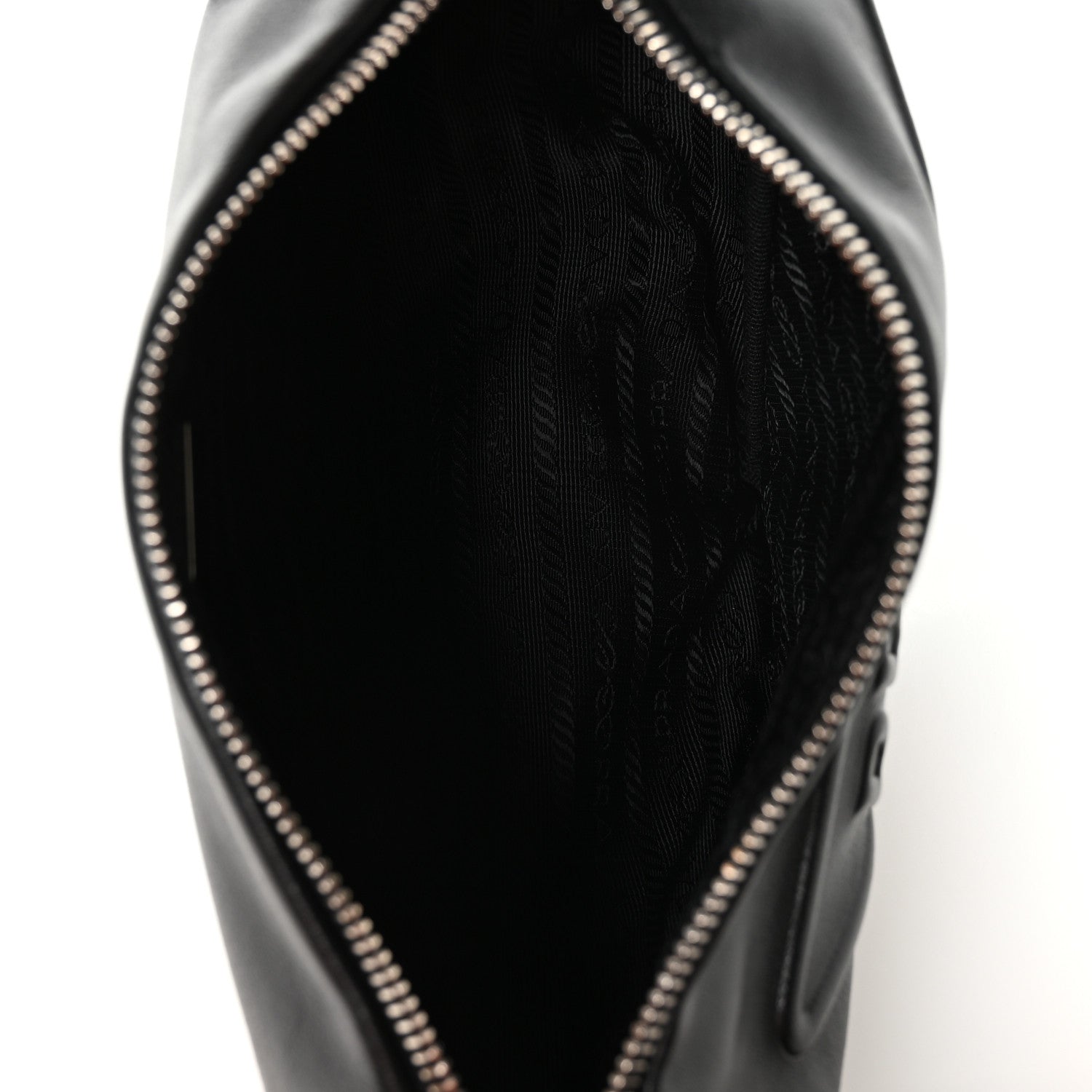 Prada Grace Lux Triangle Shoulder Bag Black 5 of 10