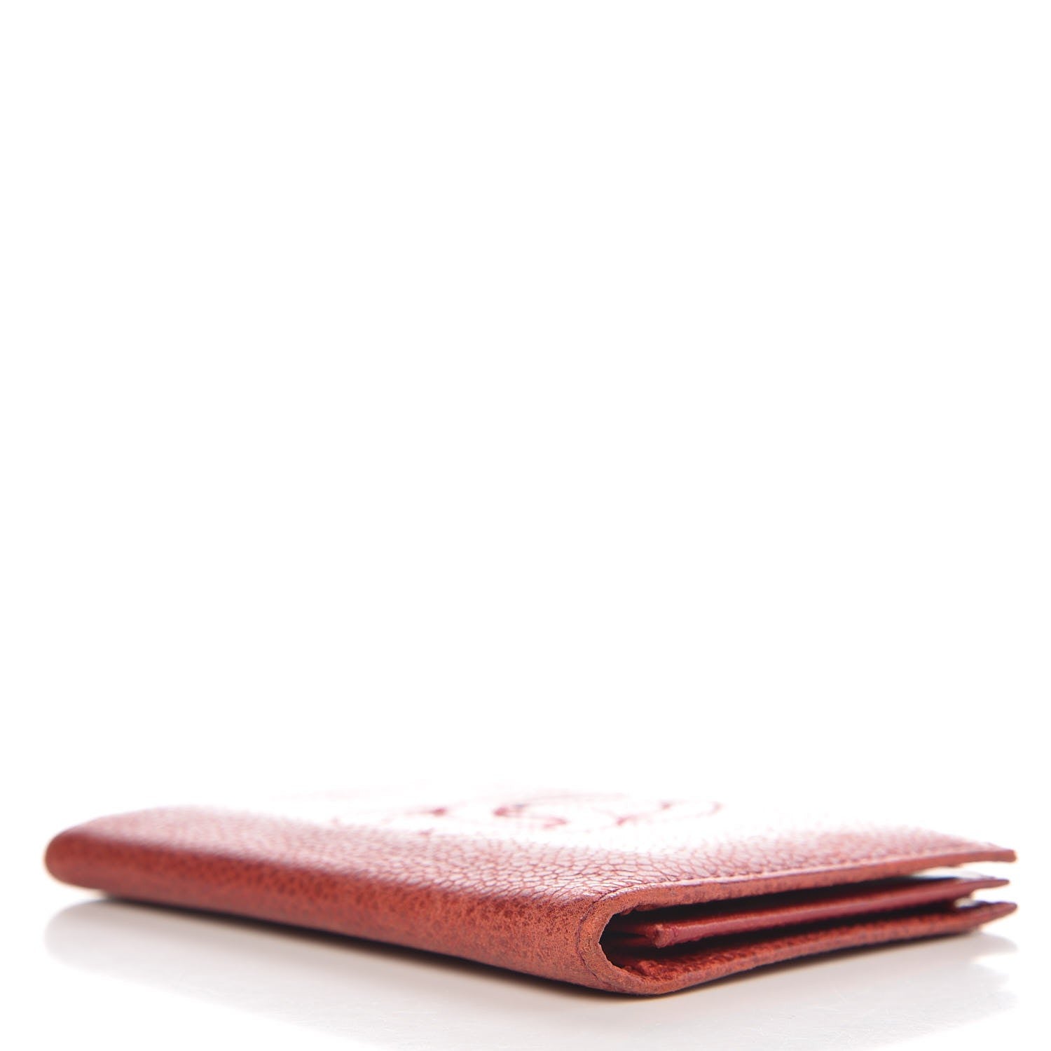 Chanel Caviar Timeless CC Card Holder Wallet Red 4 of 11