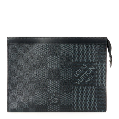 Louis Vuitton Damier Graphite 3D Pochette Voyage 1 of 7