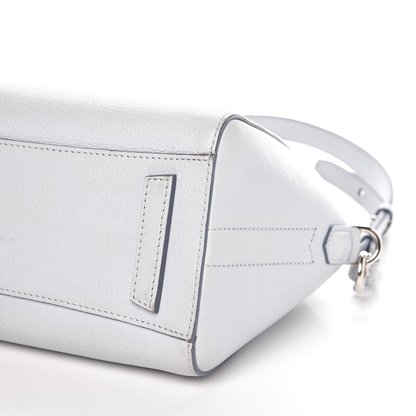 Sugar Goatskin Mini Antigona Light Blue