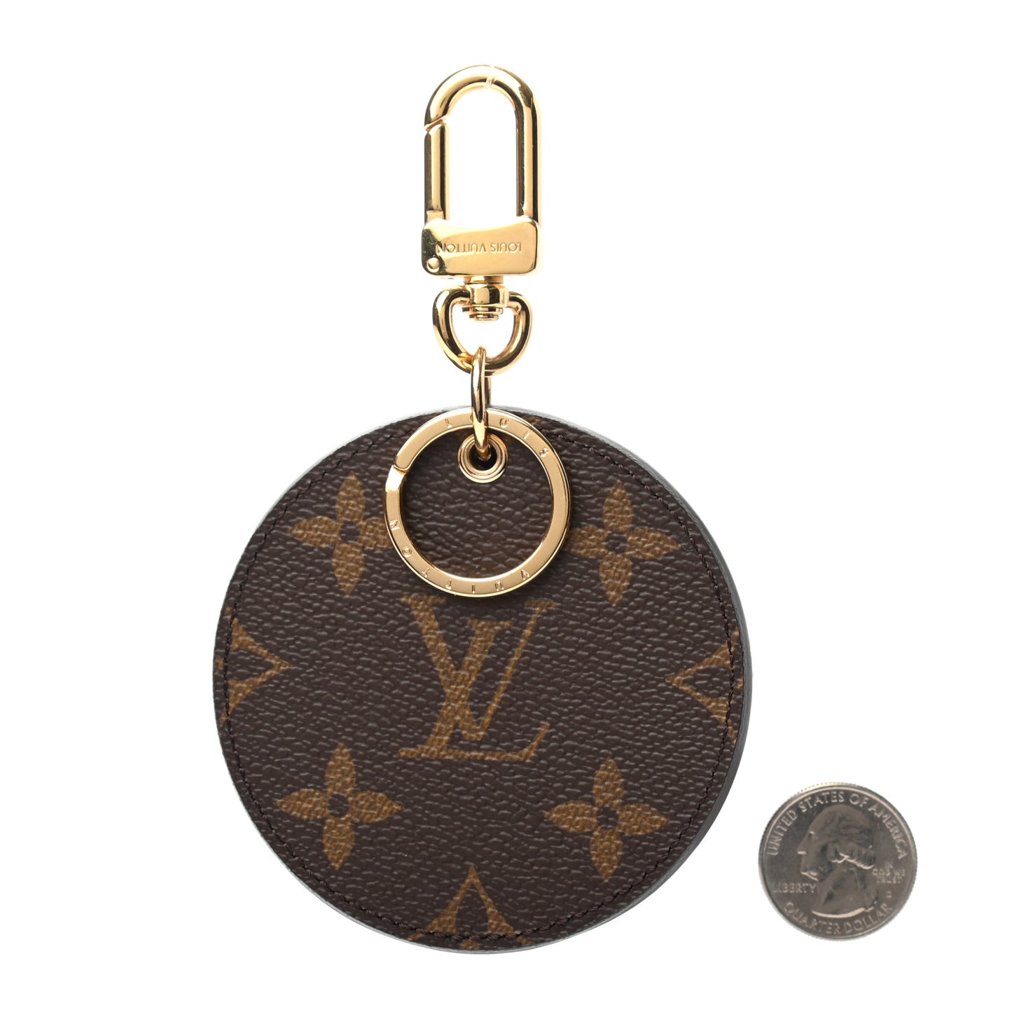 Monogram Reverse Key Holder Bag Charm