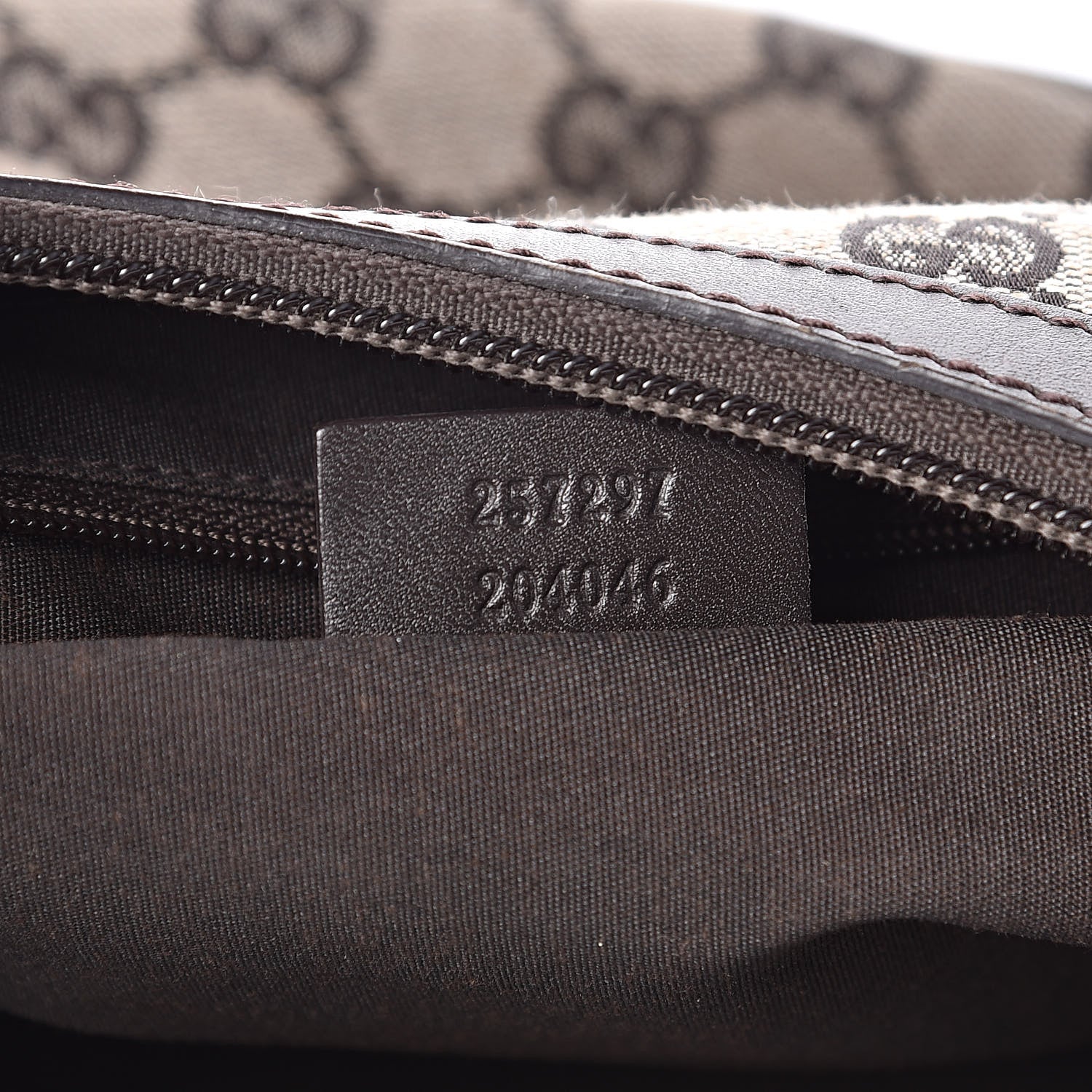 Gucci Monogram Half Moon Hobo Dark Brown 7 of 12
