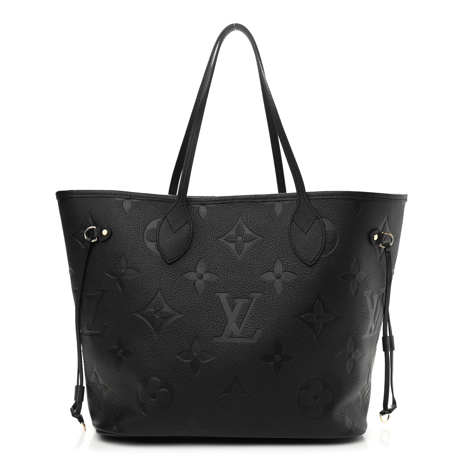 Louis Vuitton Empreinte Monogram Giant Neverfull MM Black 3 of 10