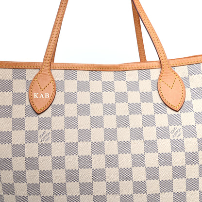 Louis Vuitton Damier Azur Neo Neverfull GM Rose Ballerine 11 of 12